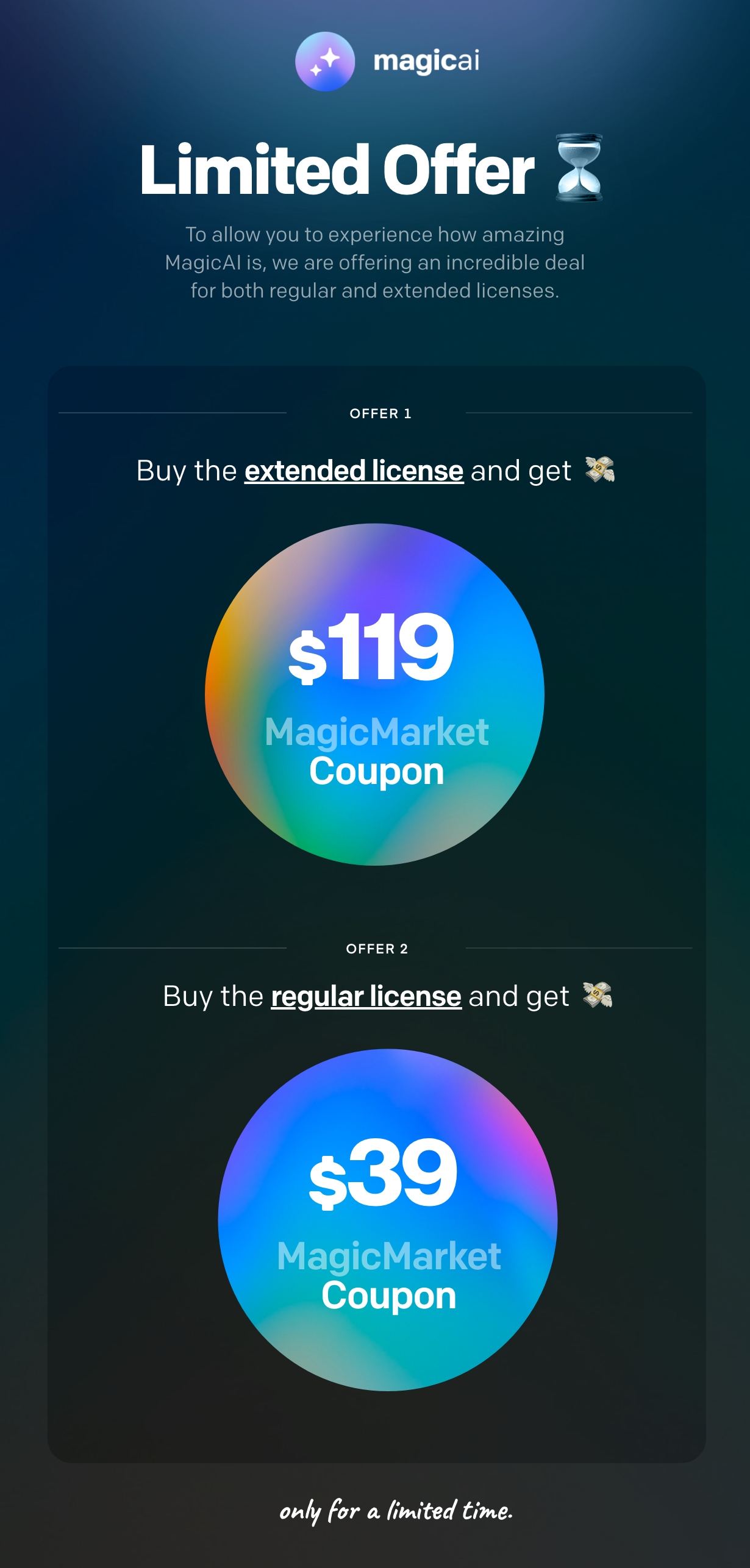 MagicAI - OpenAI Content, Text, Image, Video, Chat, Voice, and Code Generator as SaaS - 1